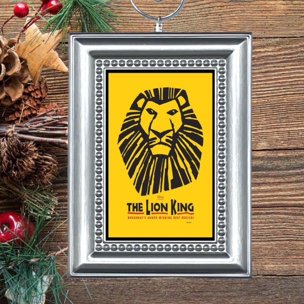 The Lion King Broadway Musical Christmas Tree Ornament